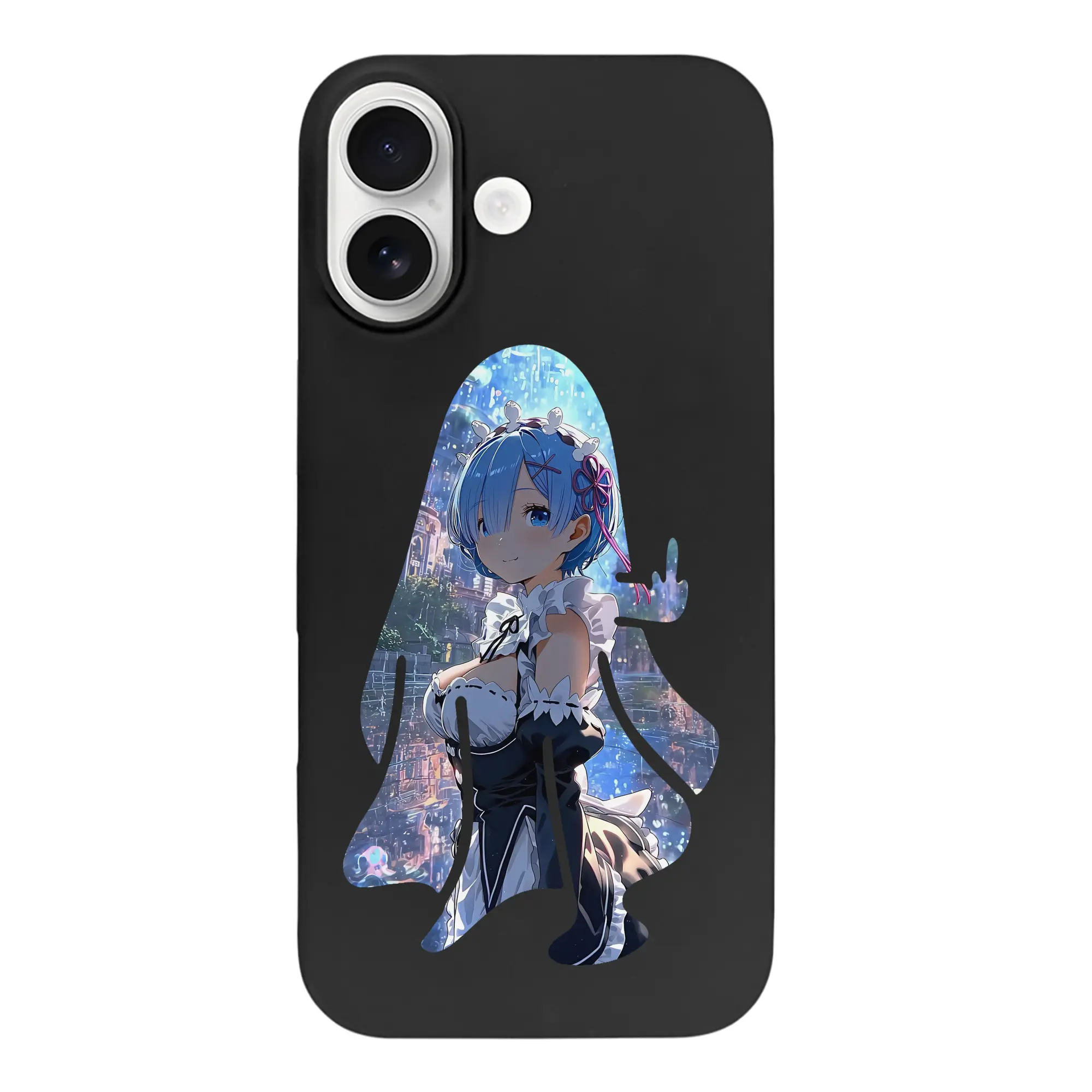 リゼロ グッズ レム - iPhone 17 シリーズ シリコンケース 薄型 耐衝撃 指紋防止 ソフトタッチカバー 精密フィット 傷防止 保護ケース iPhone 17/17 Air/17 Pro/17 Pro Max 対応